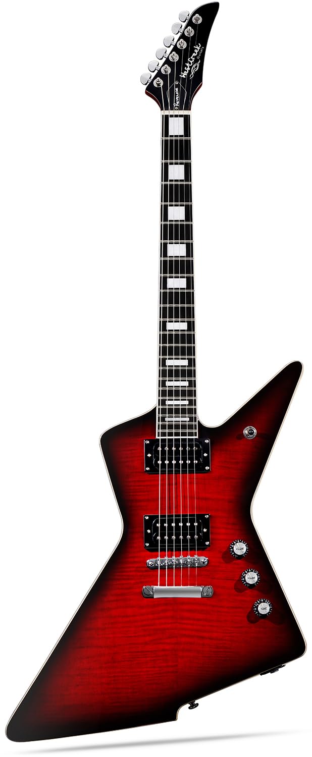 WestCreek Revenge Right Handed Electric Guitar with Heavy Metal Humbucker Pickups, Jumbo Frets & Mahogany Body - Perfect for Rock, Metal & Stage Performances