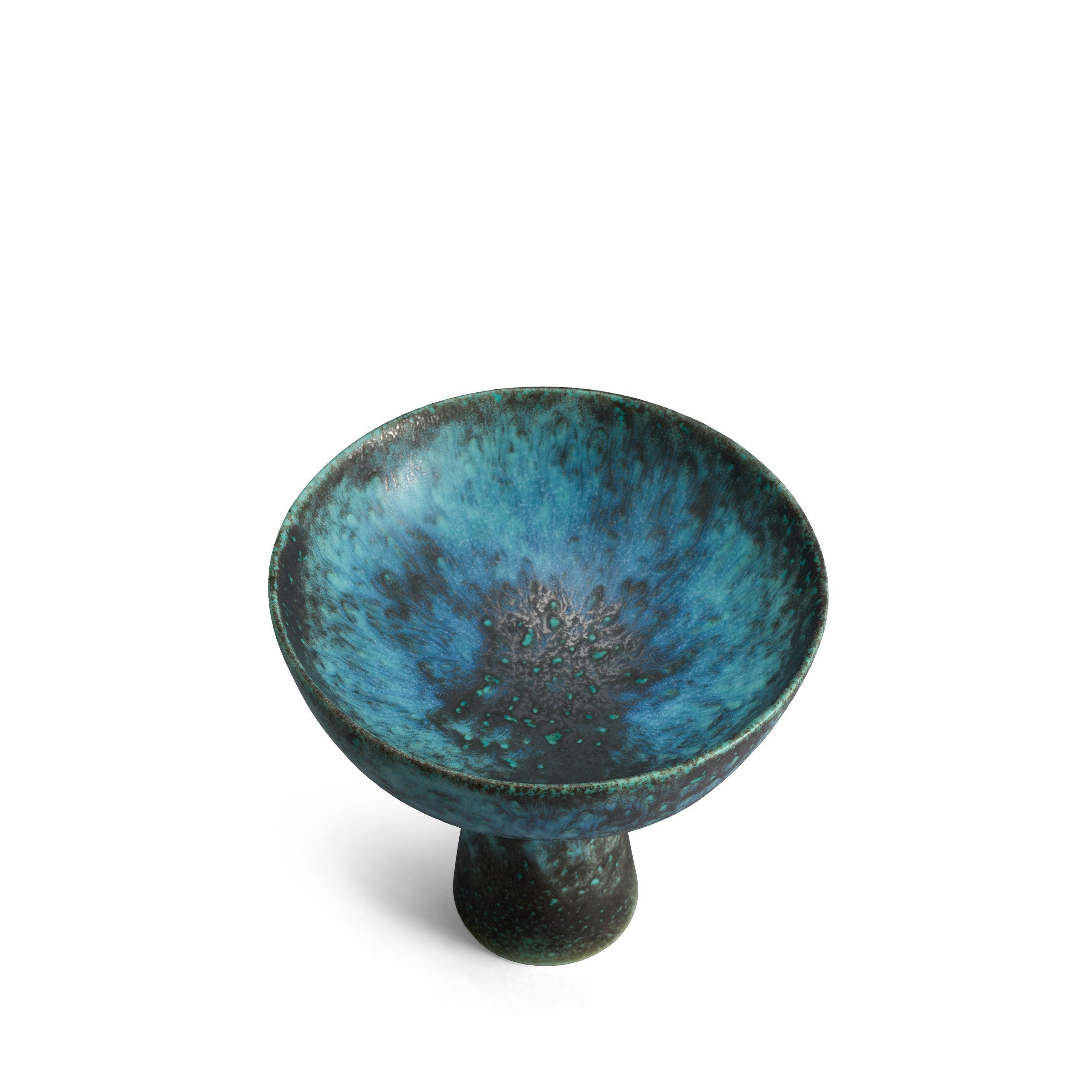 Terra Bowl on Stand - Small Bronze Decorative Bowl for Home Decor, Centerpiece, or Gift | Perfect for Dining Tables, Shelves, and Modern Interiors