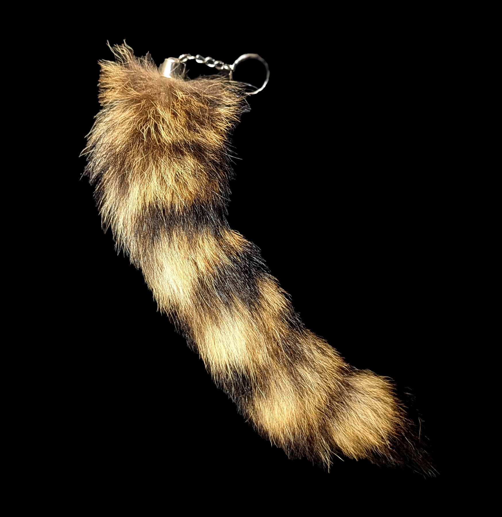 Stylish Raccoon Tail Keychain - Cute Animal-Themed Accessory for Backpacks, Keys & Gifts | Perfect for Cosplay, Rave & Festival Outfits