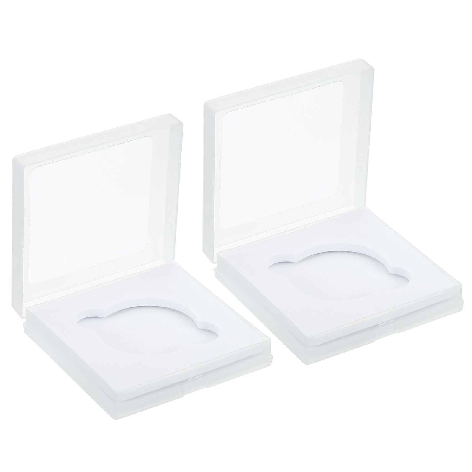 PATIKIL 49mm Lens Filter Case - 2 Pack Waterproof Dustproof Plastic Camera Filter Storage Box for DSLR Lens Accessories | Perfect for Outdoor Photography & Travel
