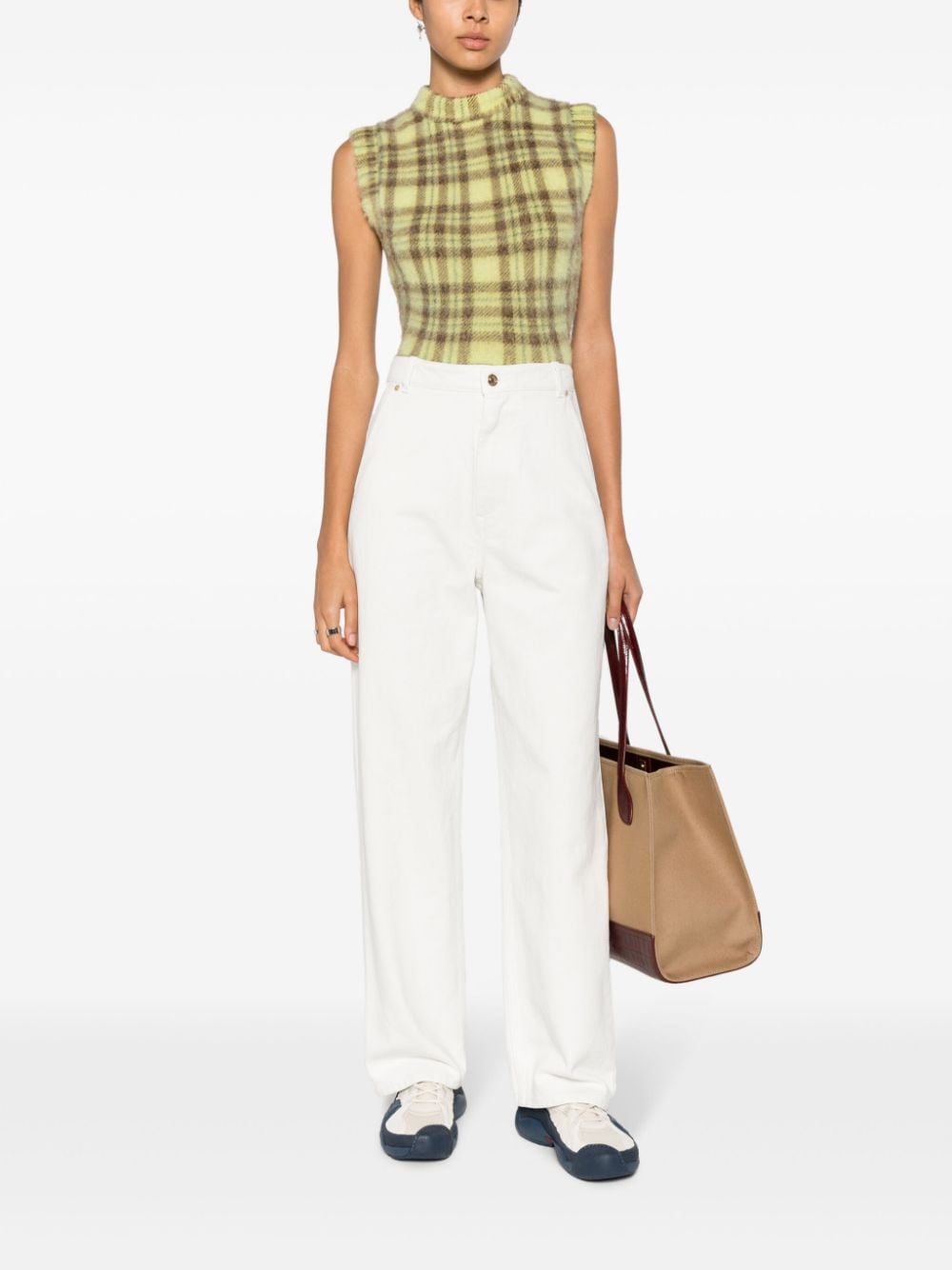 Bally Women's White Trousers - Classic Slim Fit Dress Pants for Office, Business & Formal Occasions