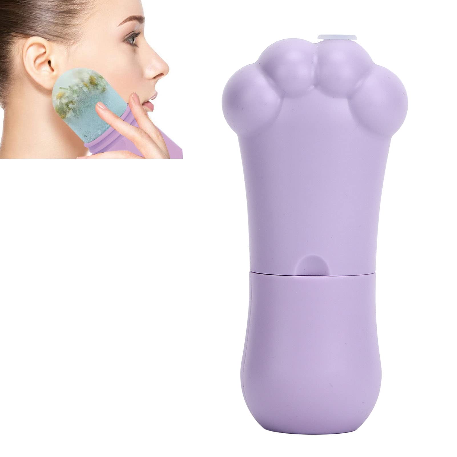Cat Claw Ice Roller for Face, Eyes & Neck - Silicone Facial Massager & Skin Care Tool | Reduce Puffiness & Dark Circles | Perfect for Beauty Salons & At-Home Skincare Routine