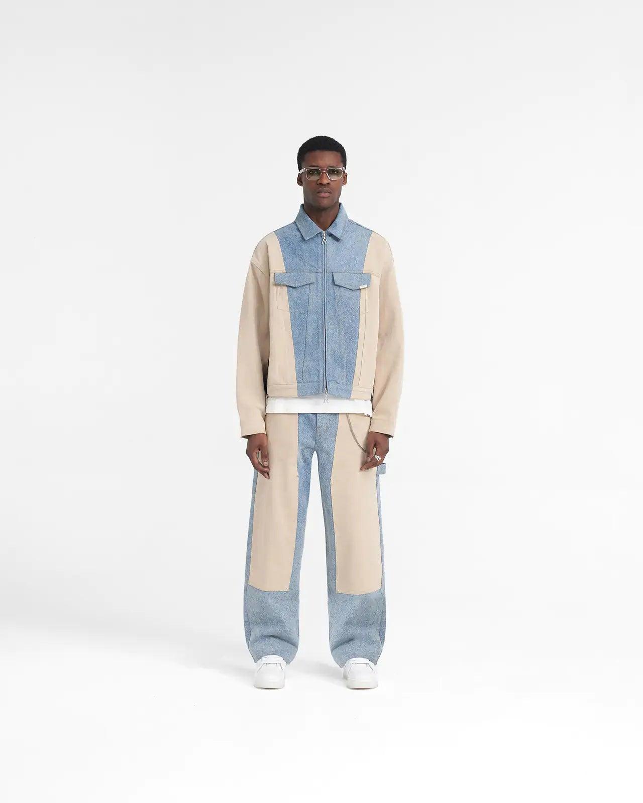 REPRESENT RC3 V2 Color Block Carpenter Denim Jeans for Men - Stylish Workwear & Streetwear Fashion for Casual Outfits and Urban Style