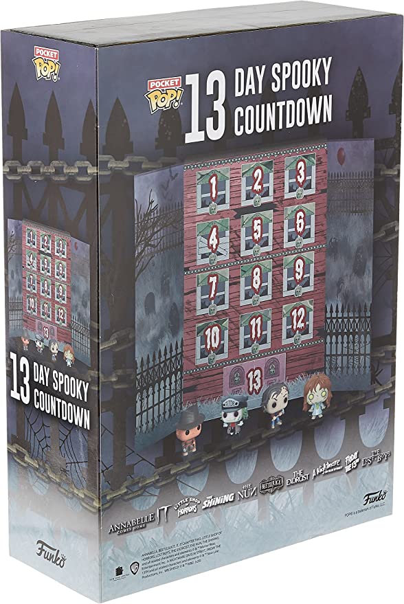 Funko Advent Calendar: 13-Day Spooky Halloween Countdown with Mini Figures - Perfect for Halloween Party Decorations & Gift Giving