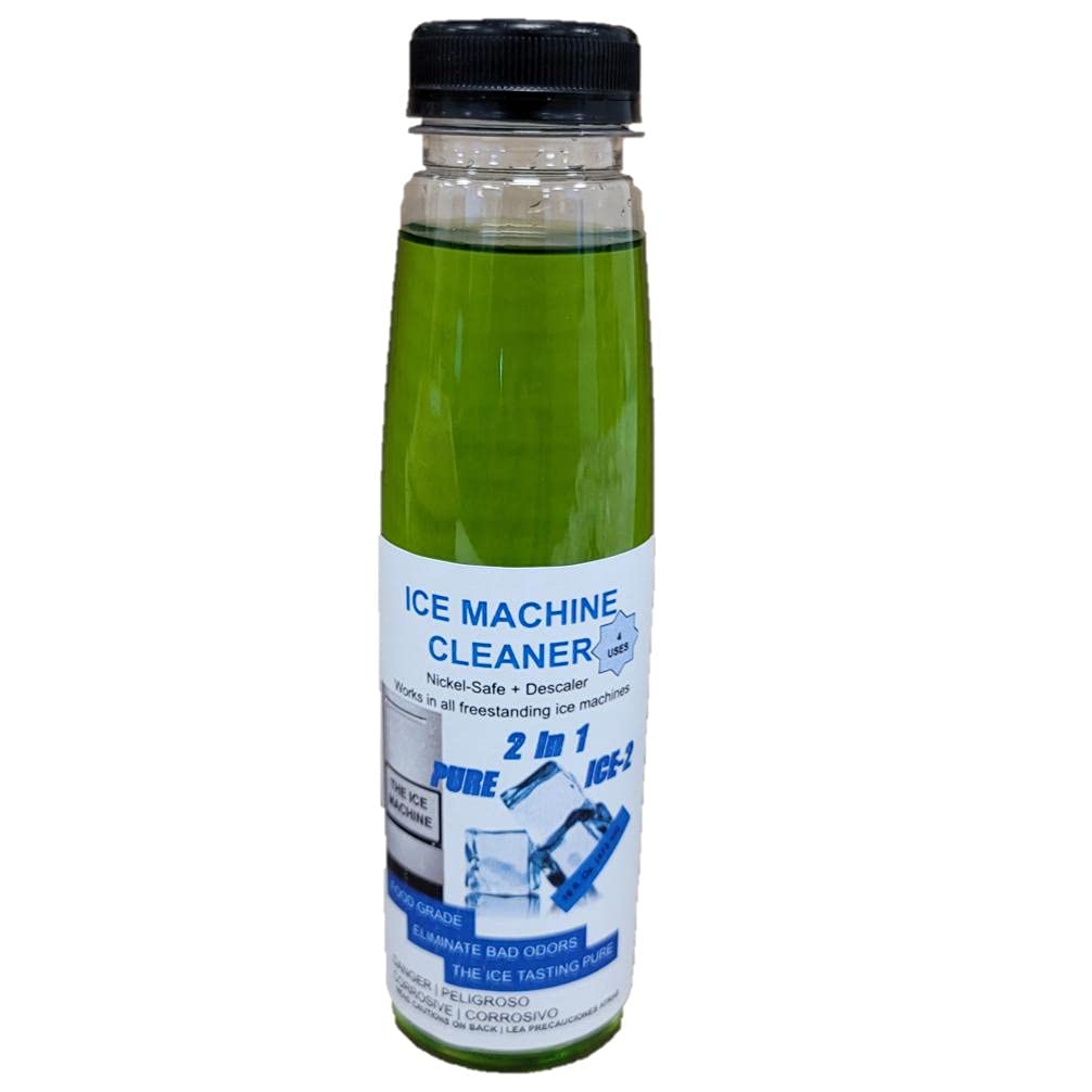 Best Ice Machine Cleaner for KitchenAid 4784604 - Deep Cleaning Solution for Refrigerator & Freezer Ice Makers - Eliminates Mold & Odors - Safe for Home & Commercial Use