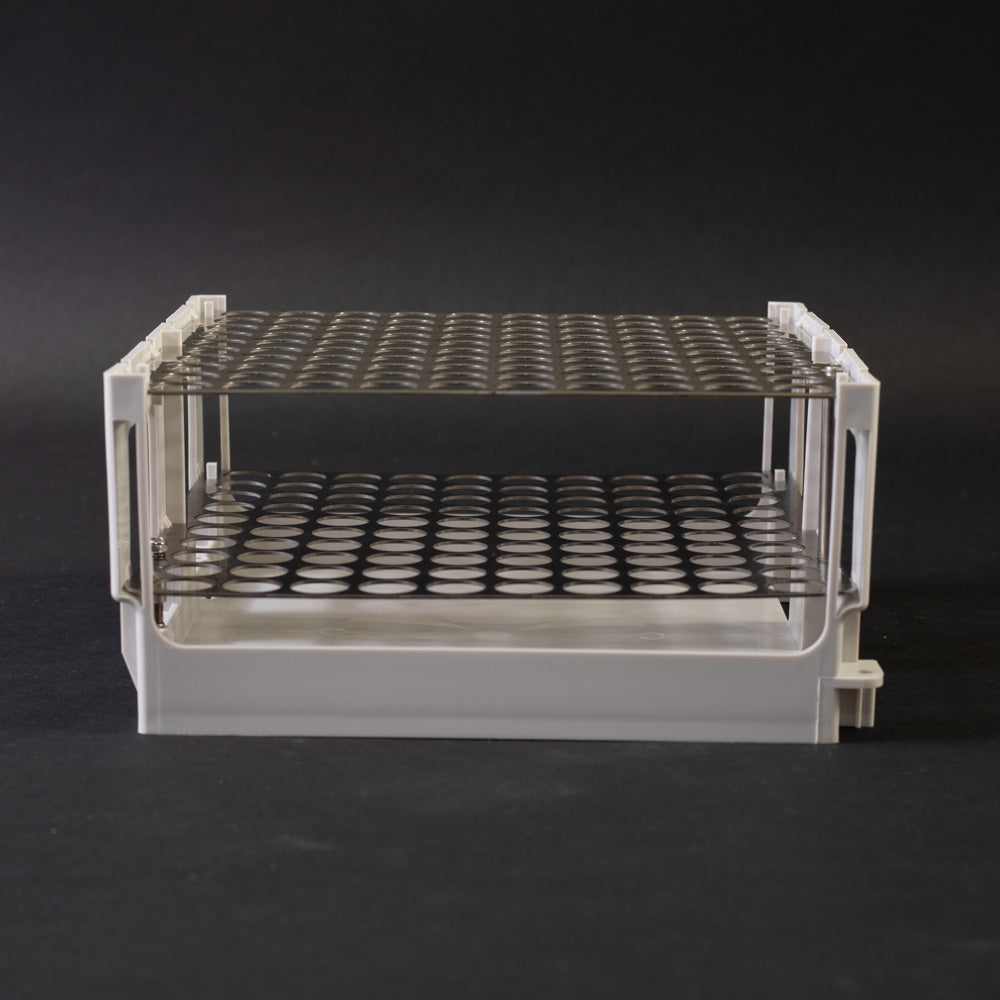 Foxy® R1 & R2 Tube Racks for 16mm Diameter Laboratory Tubes (Pack of 100) - Perfect for Lab Organization, Sample Storage & Scientific Experiments