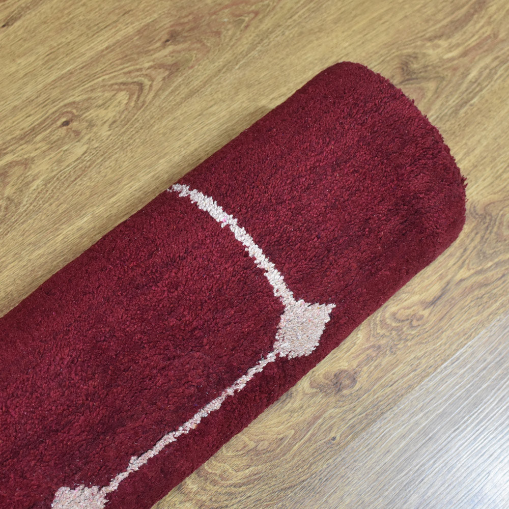 Luxury Haven Hand Knotted Rug - Premium Wool Handmade Area Rug for Living Room, Bedroom & Dining - Soft & Durable Home Decor