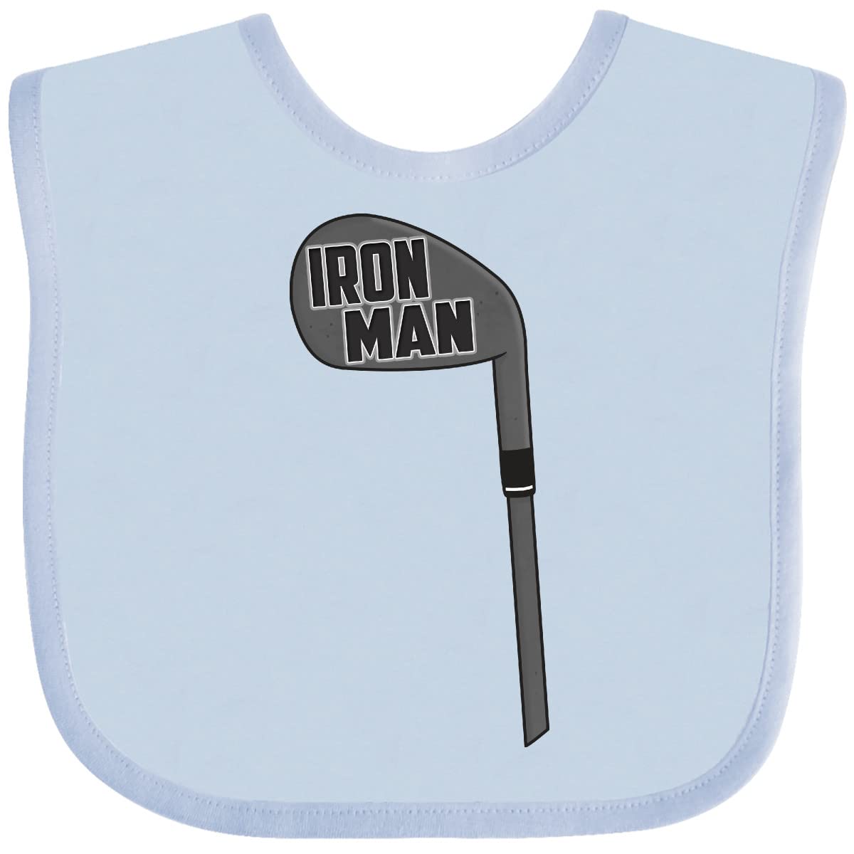 Inktastic Iron Man Baby Bib - Superhero Themed Drool Bib for Infants & Toddlers - Perfect for Feeding, Playtime & Photo Shoots