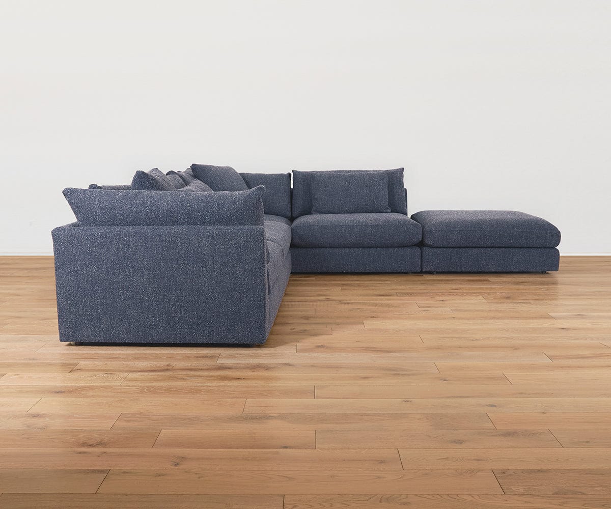 Marvi Modular Sectional Sofa - Modern L-Shaped Couch with Reversible Chaise, Soft Fabric Upholstery - Perfect for Living Room, Family Room, and Home Theater Seating