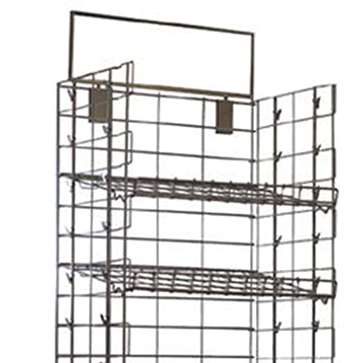 Sturdy Potato Chip Rack with 5 Adjustable Shelves & 48 Clips - Space-Saving Snack Organizer for Pantry, Kitchen, or Convenience Store Display