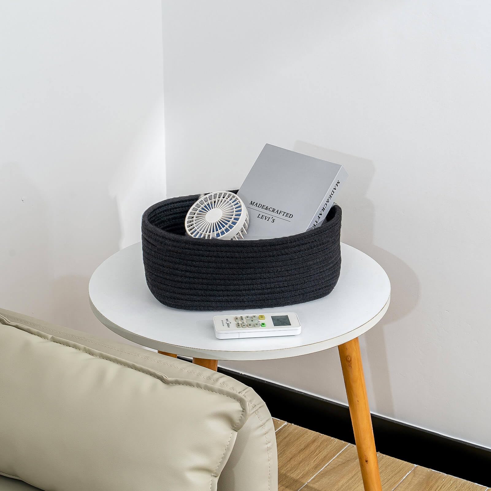 CubesLand Small Woven Storage Basket - 10.23