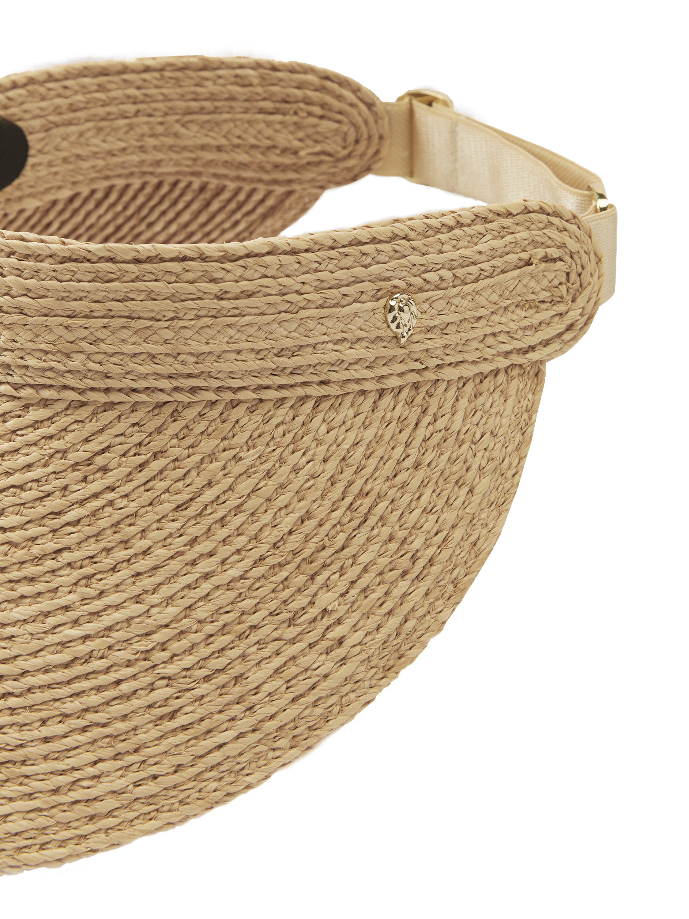 Kirsten Wide Brim Raffia Sun Visor Hat for Women - UV Protection Summer Beach Hat for Outdoor Activities, Gardening, and Travel