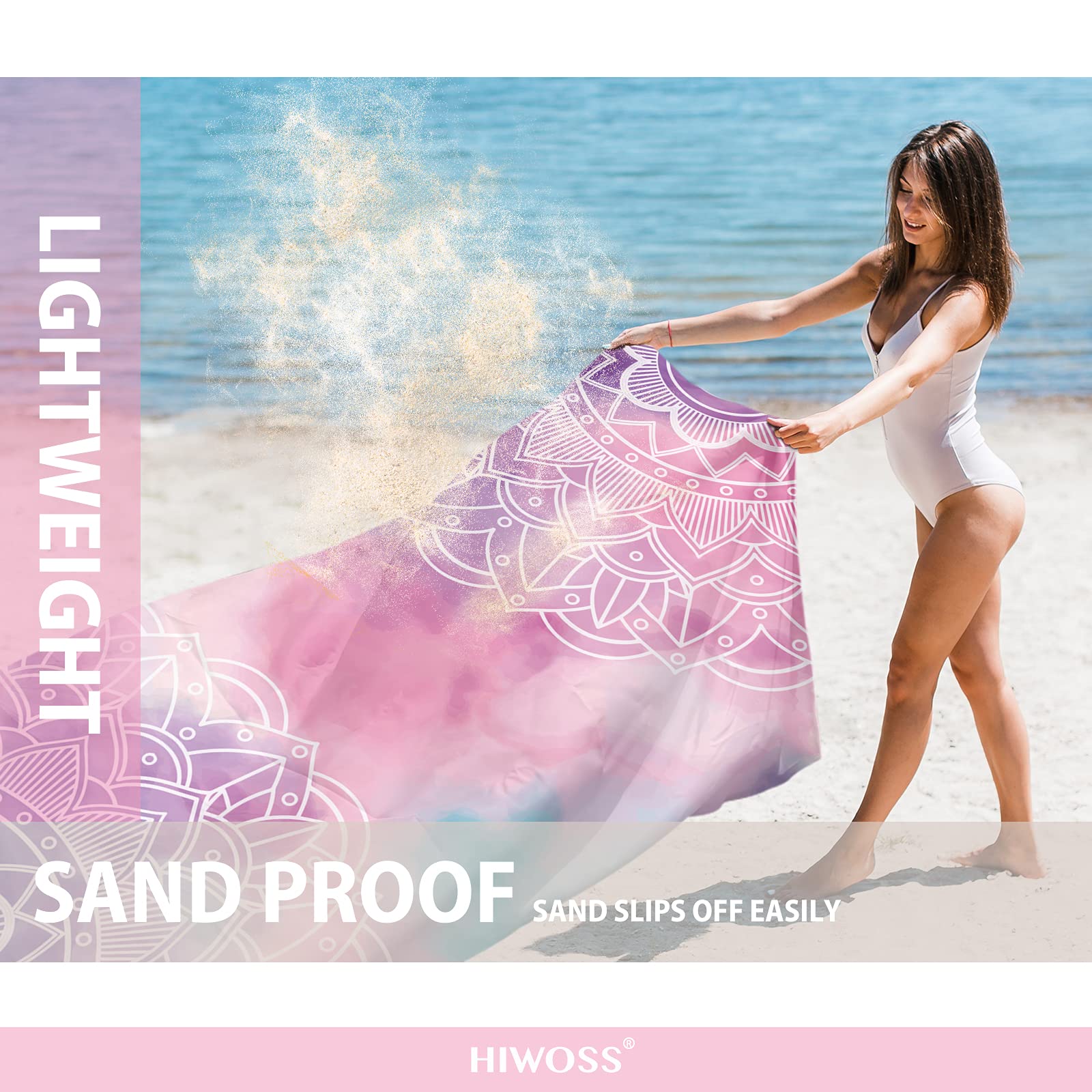 Waterproof Sandproof Oversized Beach Blanket 95