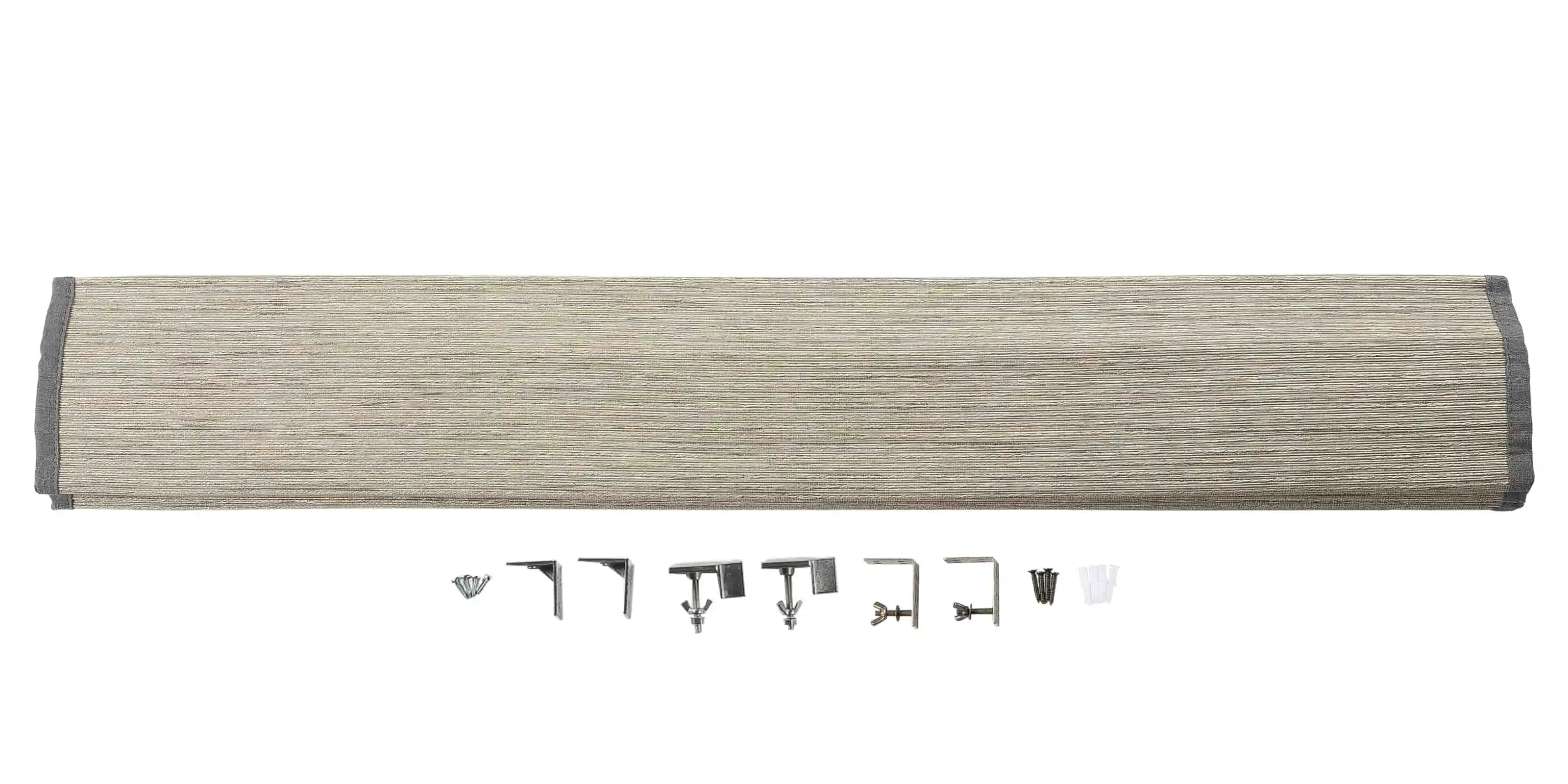 Rae Natural Kenaf Woven Wood Window Shades - Light Khaki | Eco-Friendly Bamboo Blinds for Living Room & Bedroom