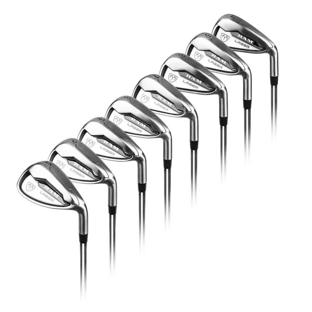 Ram Golf Laser Iron Set 4-SW, Right Hand Men's Golf Clubs for Precision and Control on the Course