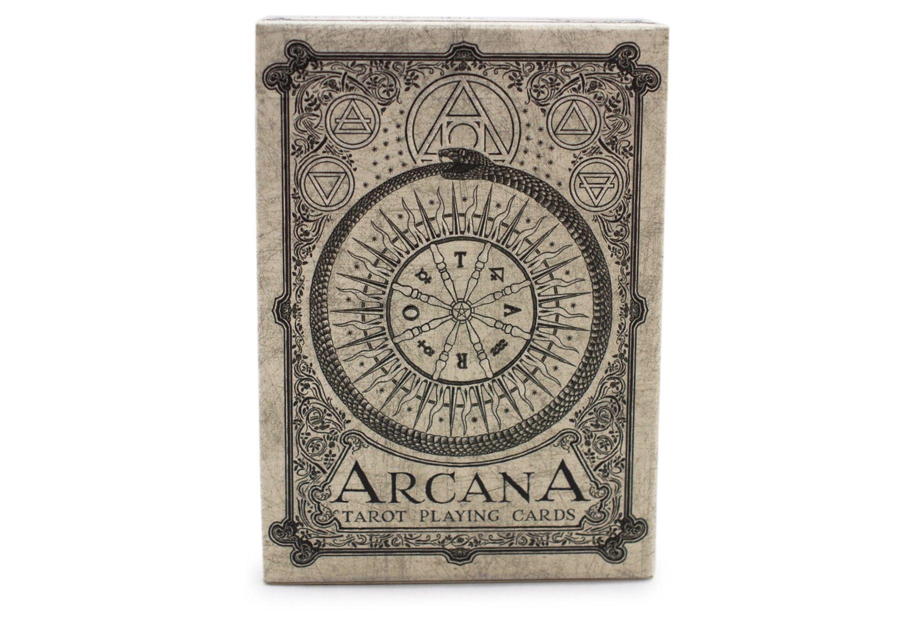 Arcana Tarot Cards Deck - 78 Card Classic Rider-Waite Style with Guidebook for Beginners & Professionals | Perfect for Divination, Meditation & Spiritual Growth