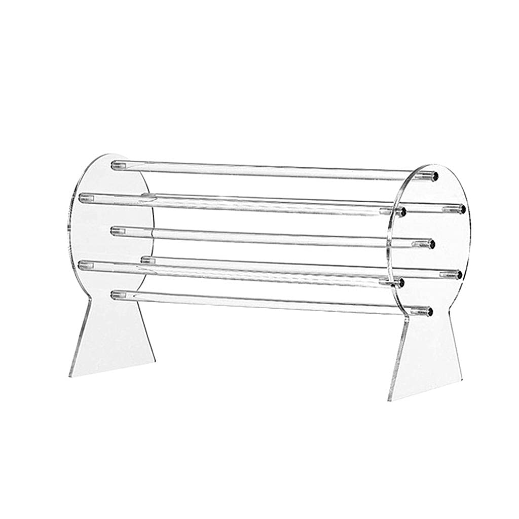 Fityle Clear Headband Holder Organizer - Hair Accessory & Jewelry Storage for Women and Girls - Perfect for Chains, Bracelets, Necklaces, and Headband Display (40cm) - Ideal for Bedroom, Bathroom, and Travel Organization