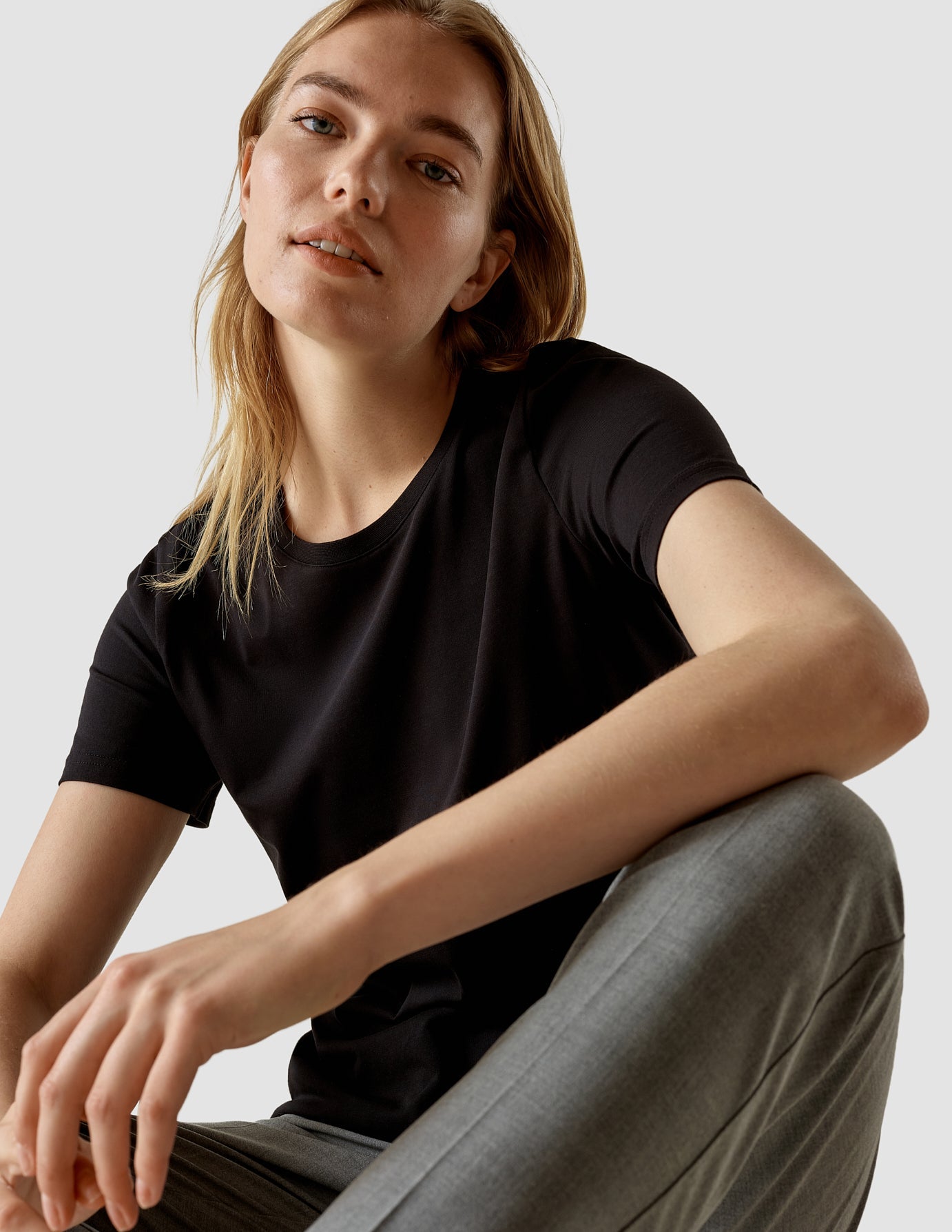 Premium Supima Cotton T-Shirt for Men - Soft & Breathable Black Crew Neck Tee - Perfect for Casual Wear, Gym & Everyday Comfort