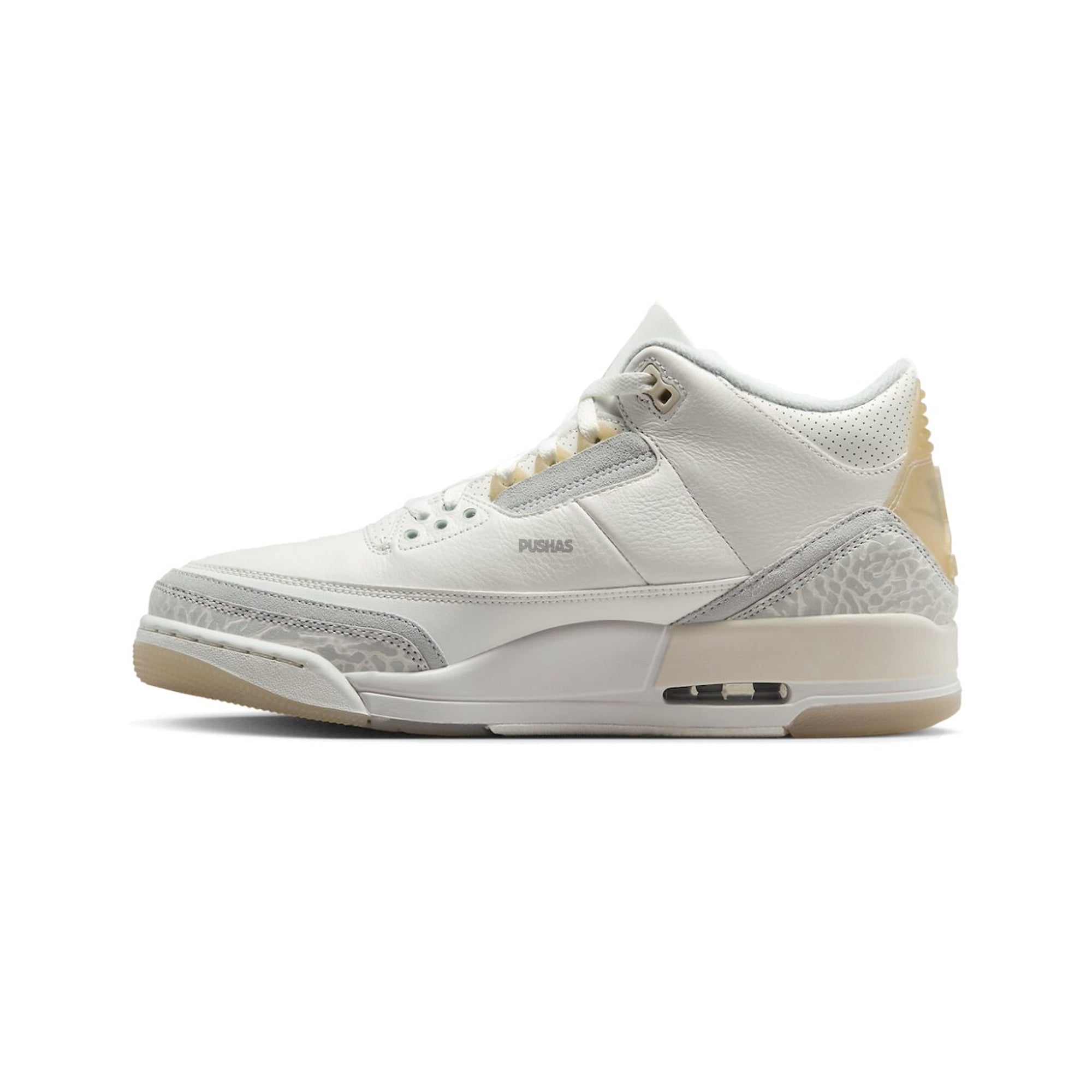 Air Jordan 3 'Craft Ivory' Retro Sneakers 2024 Release - Men's Basketball Shoes for Casual Wear & Street Style