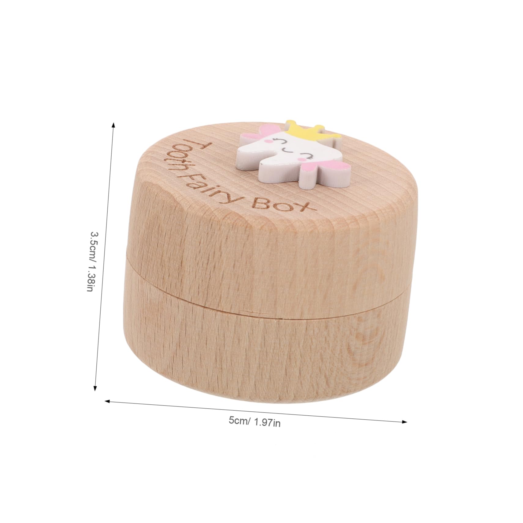**IWOWHERO Wooden Tooth Keepsake Box for Kids - Baby Teeth Organizer, First Tooth Holder & Memory Box - Perfect for Baby Shower Gifts, Milestone Keepsakes, and Childhood Memorabilia**