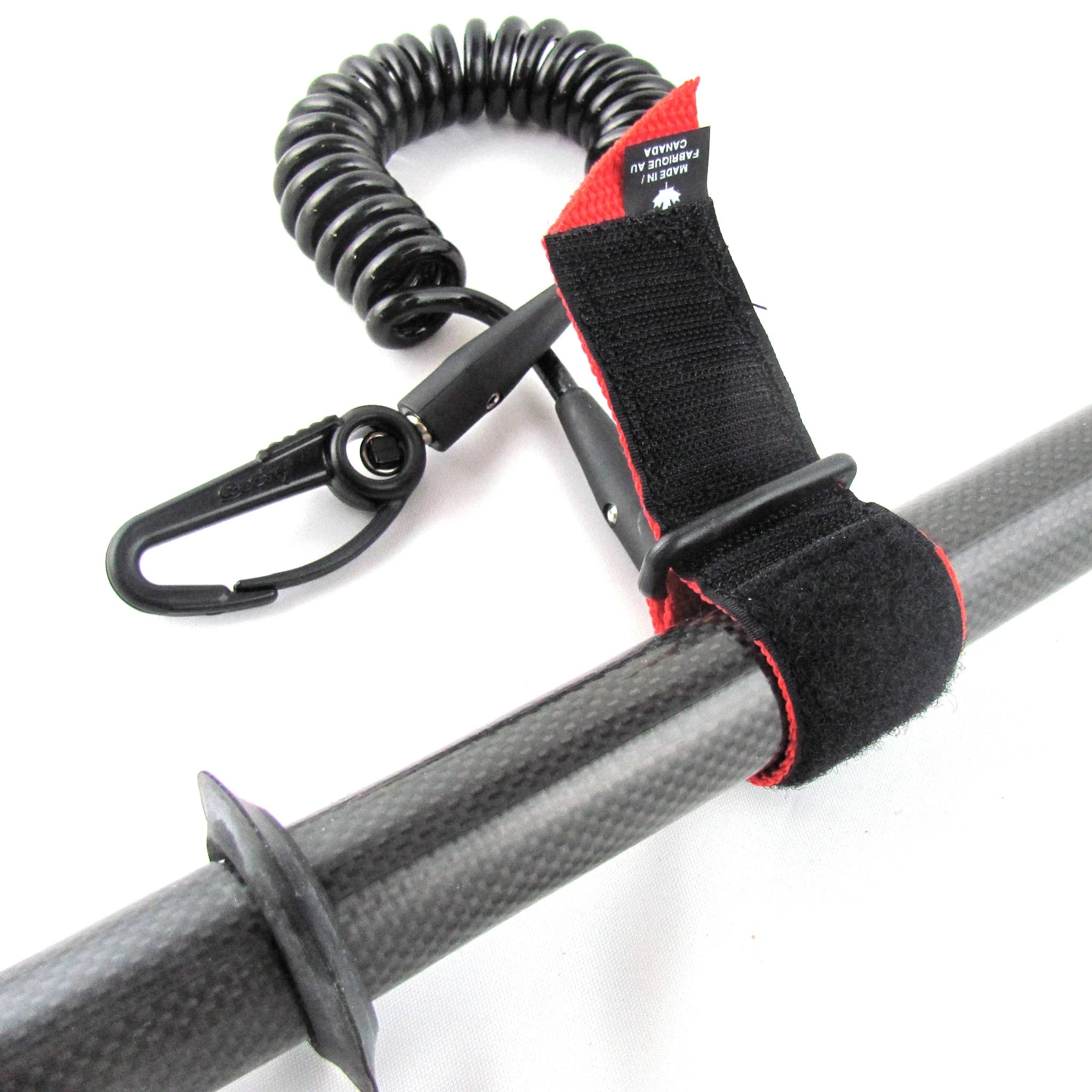 North Water Coiled Paddle Leash - Surfboard & Kayak Safety Tether with Stainless Steel Swivel - Secure Your Paddle for Surfing, Kayaking, and Stand-Up Paddleboarding