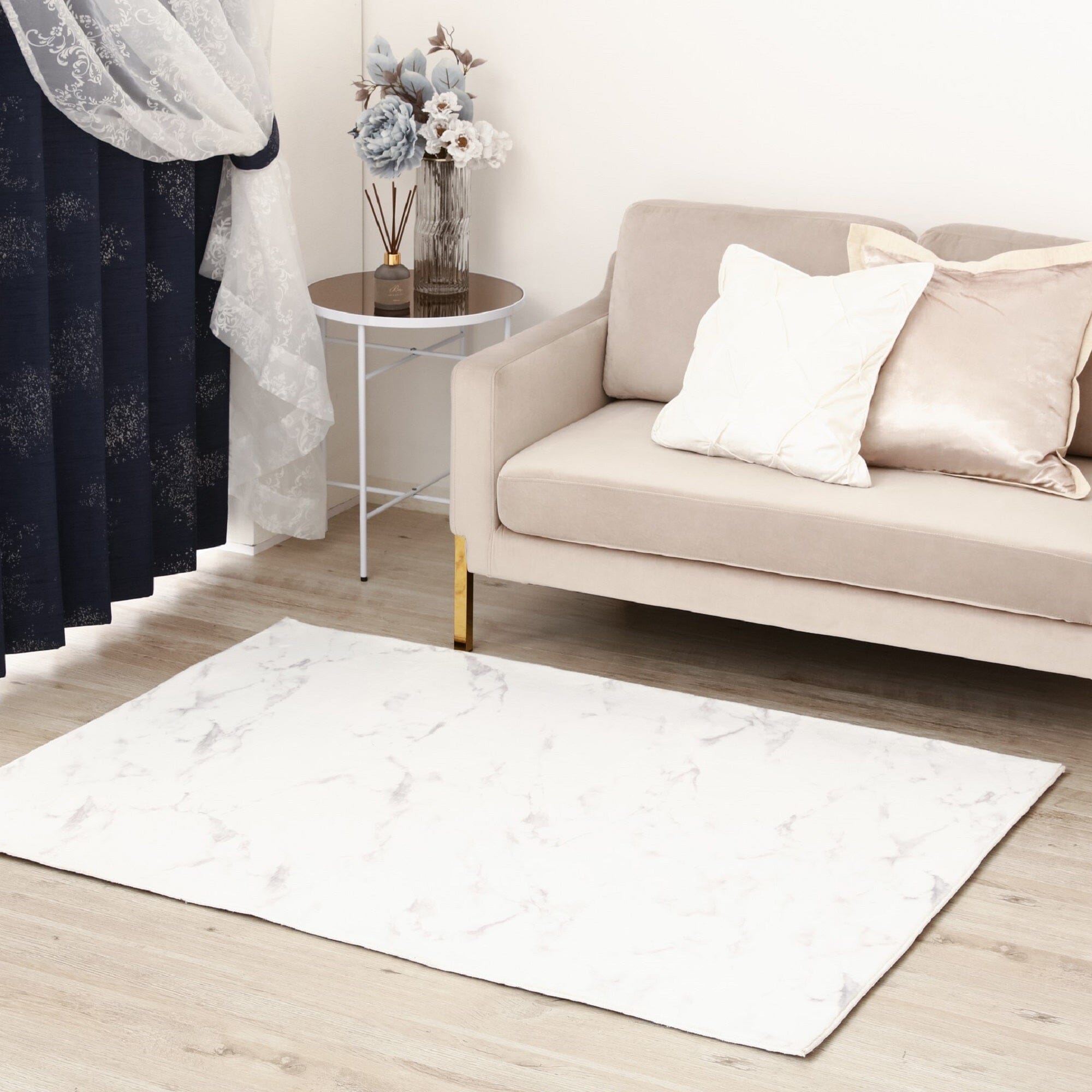 Modern Marble Print Area Rug 55