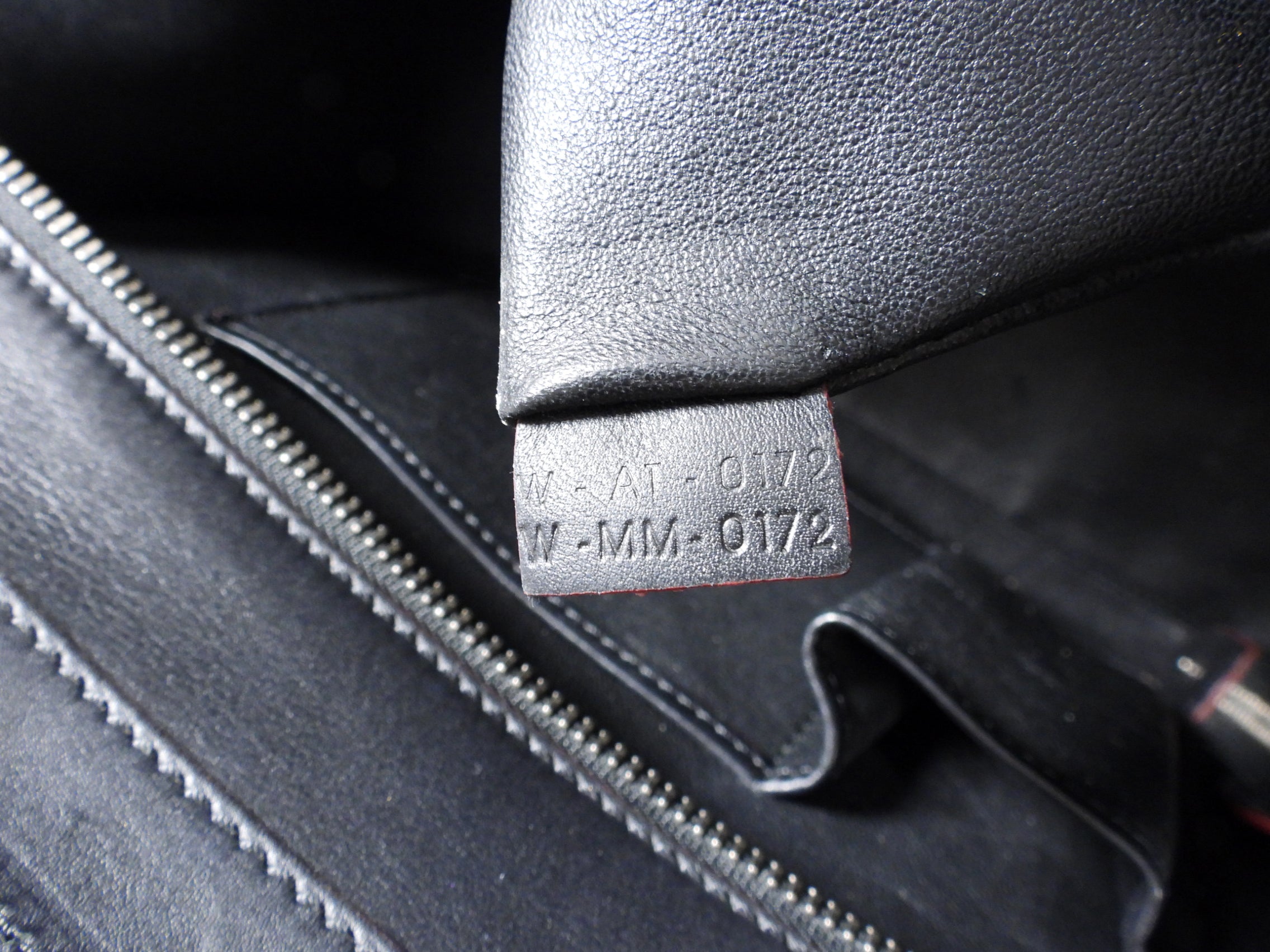 Celine Black and Red Leather Medium Phantom Tote Bag for Women - Luxury Designer Handbag for Work, Travel & Everyday Use