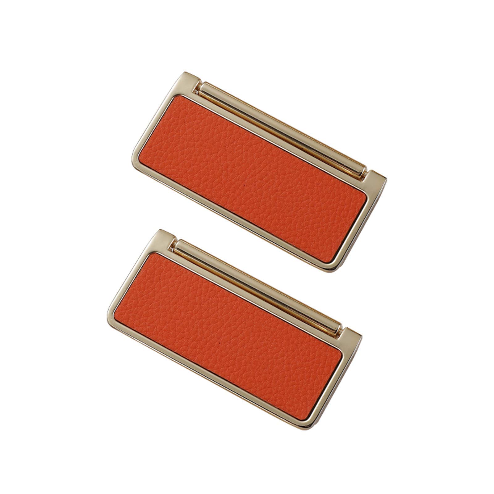 Panduo Orange Leather Drawer Pulls & Cabinet Handles - Vintage Kitchen Cabinet Hardware for Cupboards, Dressers & Furniture Doors - Perfect for Home Renovation & DIY Projects