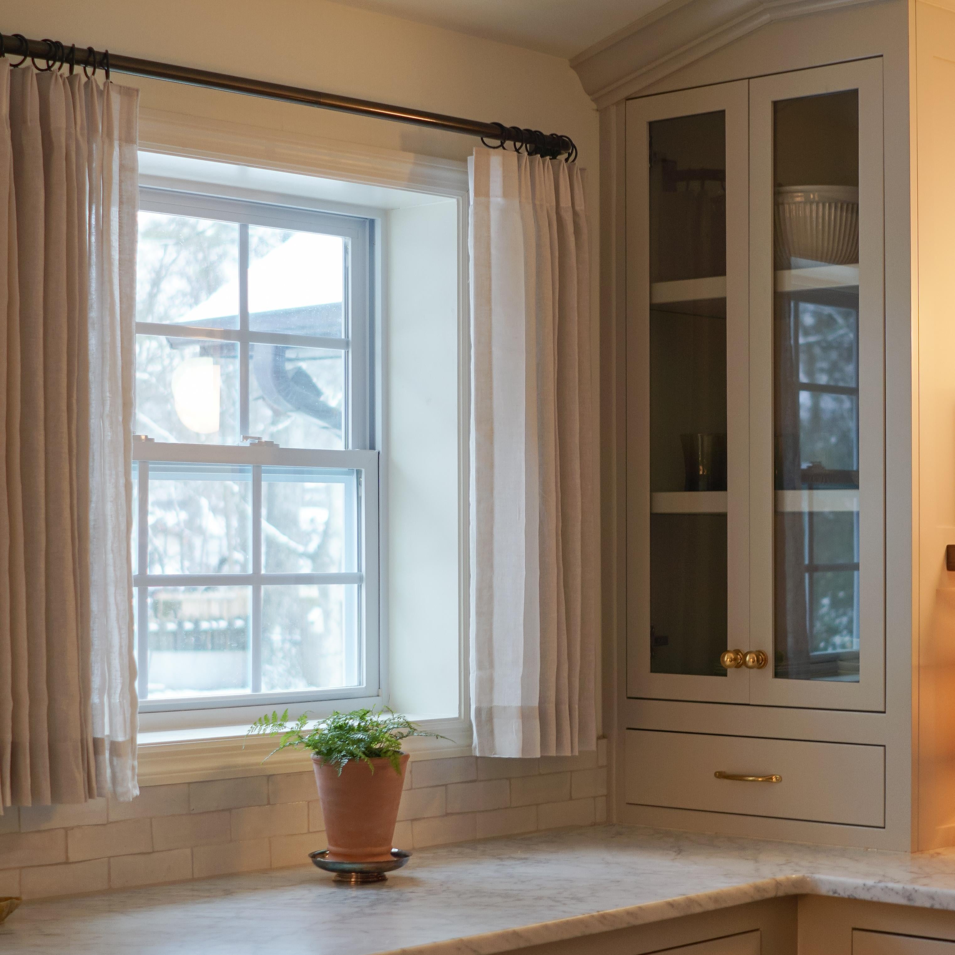 Cloud Linen Sheer Curtains - Natural Soft Breezy Window Drapes with Grommet Top | Custom Sizes Available | Perfect for Living Room, Bedroom & Nursery