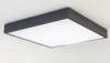 REIKA Black Geometric LED Ceiling Light with Safety Certified Driver - Modern Lighting for Living Room, Bedroom & Office