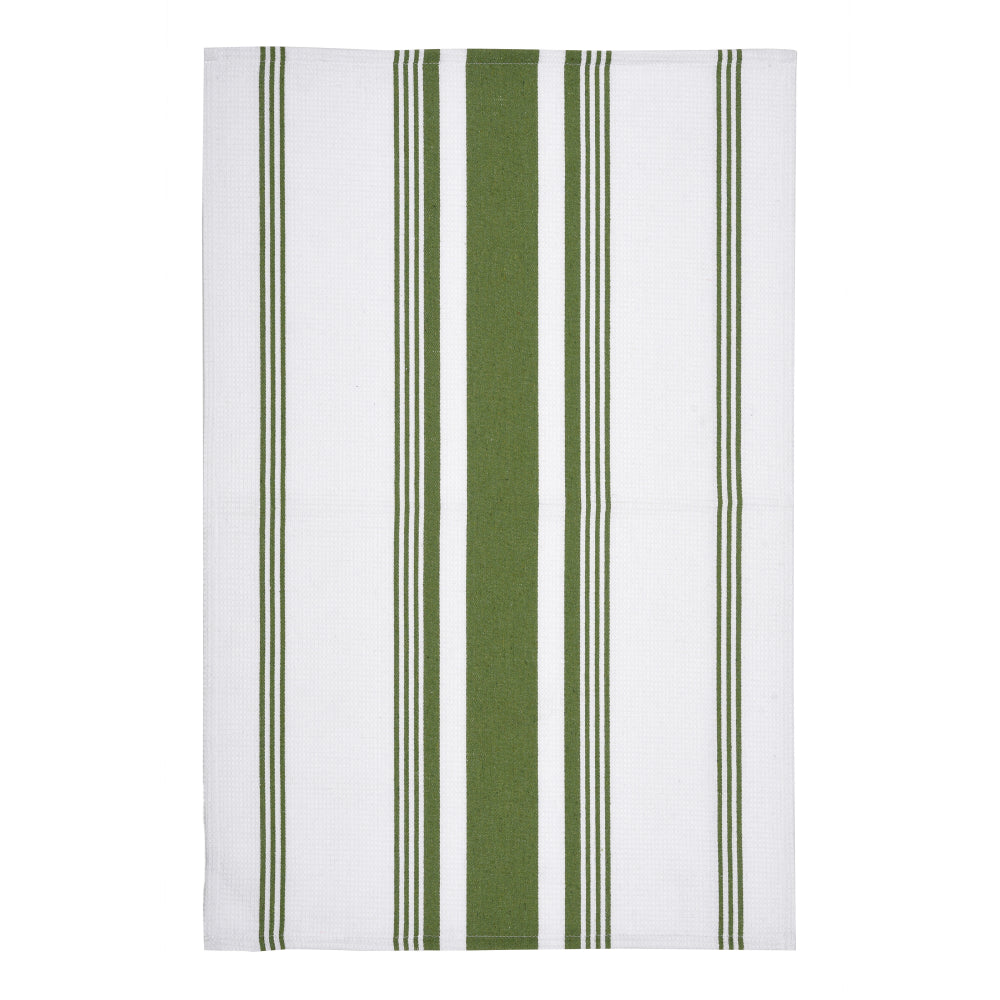 Premium 6-Pack Cotton Tea Towels 50x70cm - Soft & Absorbent Olive Kitchen Towels for Drying Dishes, Cleaning & Decor