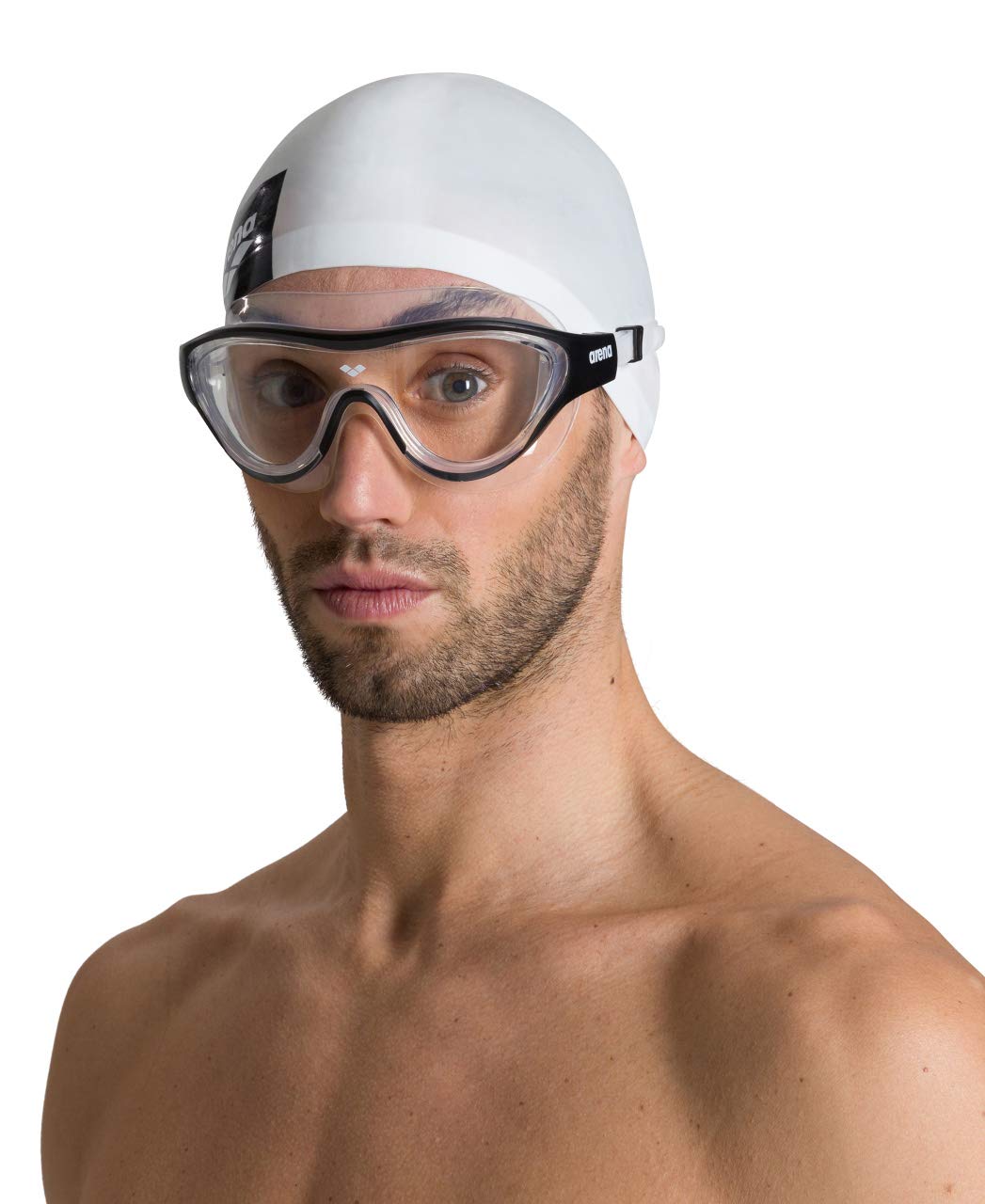 ARENA Unisex Adult The One Swim Mask - Anti-Fog, UV Protection Swimming Goggles for Men & Women - Large Fit Polycarbonate Mirror/Non-Mirror Lens - Ideal for Lap Swimming, Training & Competitive Use