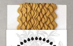 Organic Cotton Naturally Dyed Rickrack Trim - 4mm Width - Ochre Color - Perfect for Sewing, Quilting, and DIY Craft Projects