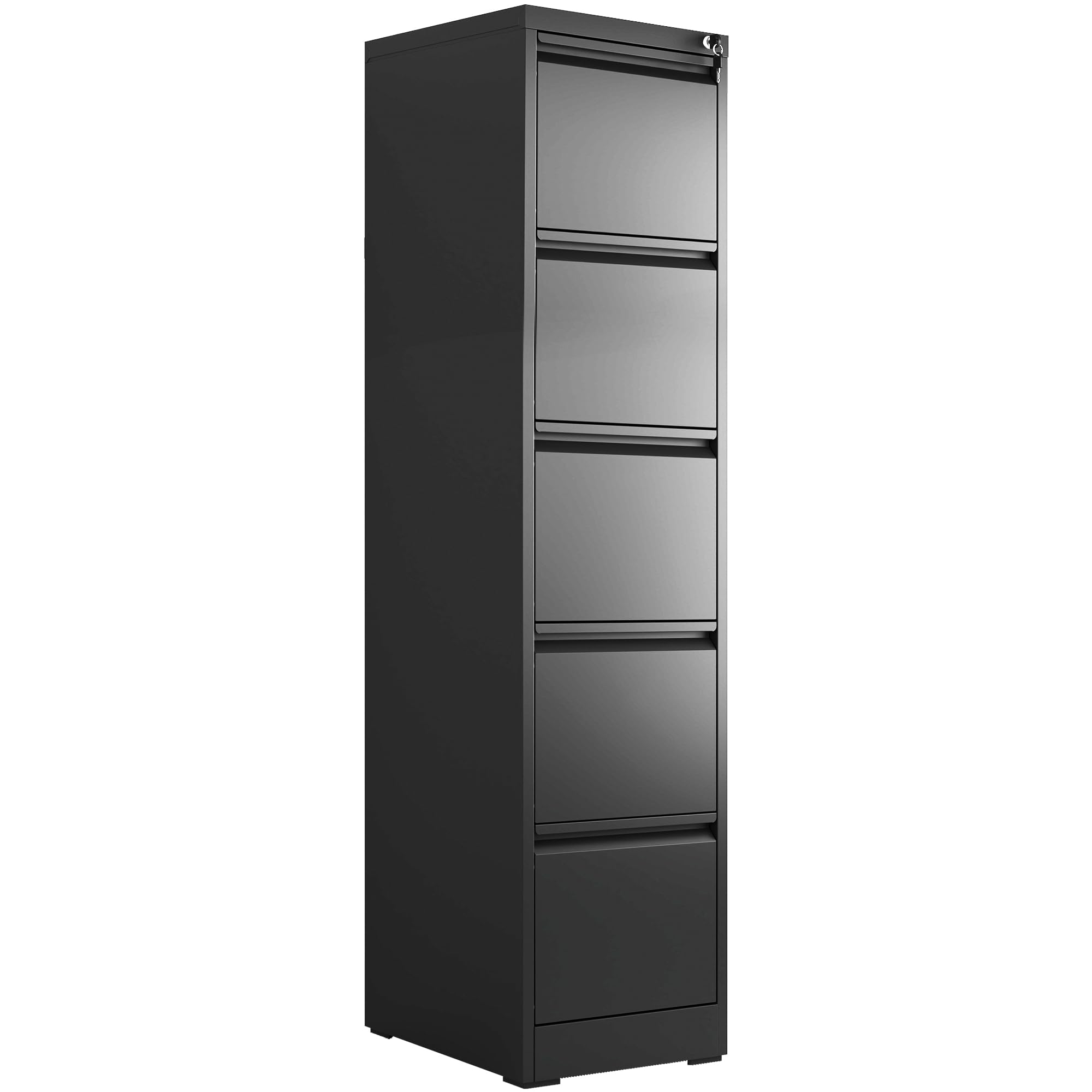 Heavy Duty Metal File Cabinet with Locking Drawer - Steel Vertical Filing Cabinet for Legal & Letter Size Documents - Perfect for Home Office, Business & School Organization - Assembly Required