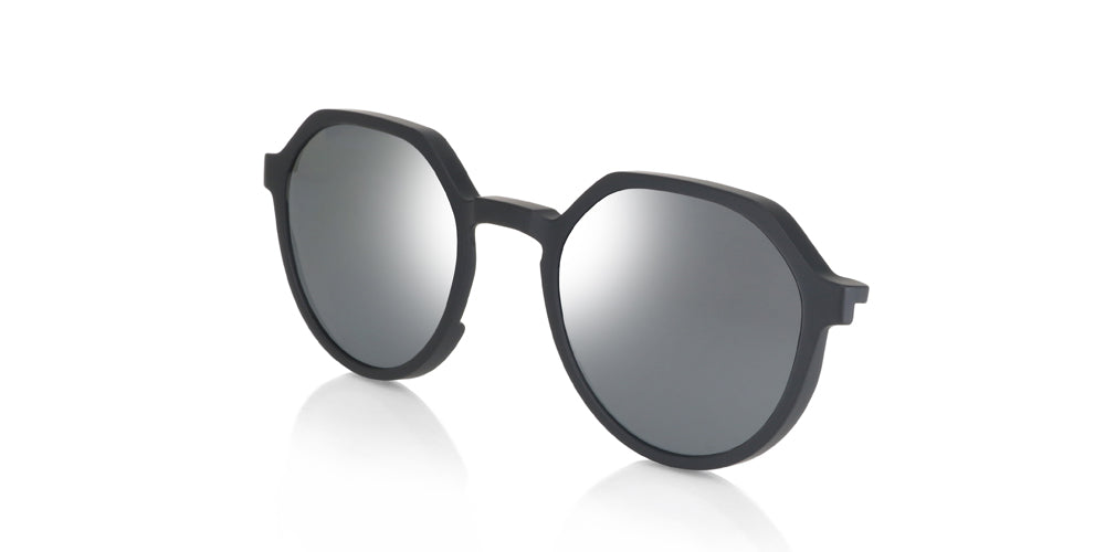 JINS x Snow Peak JINS Switch Titanium 017 Sunglasses - Lightweight Polarized Titanium Frame for Outdoor Activities, Hiking, and Travel