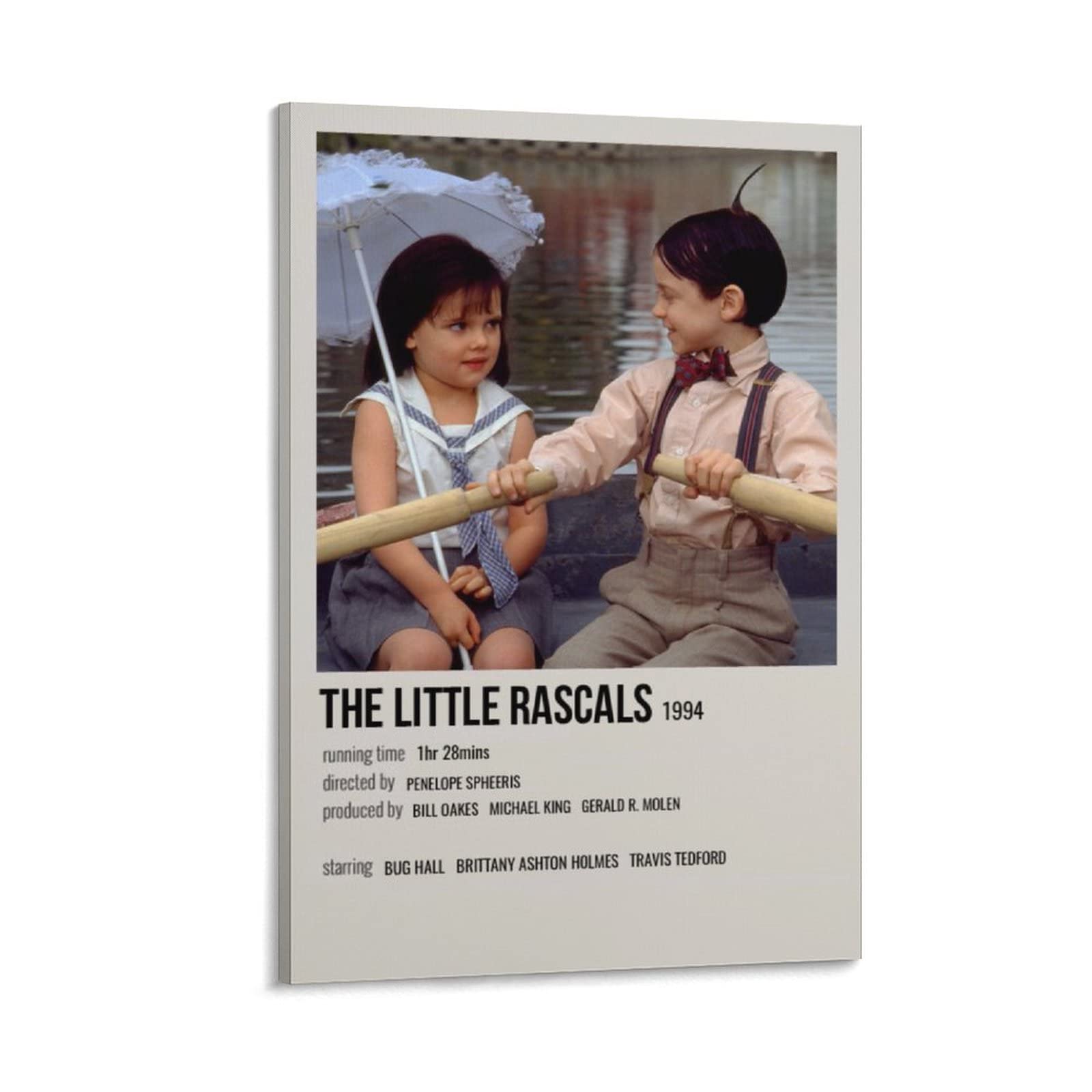 The Little Rascals Movie Poster - Premium Canvas Wall Art (24x36 inches/60x90cm) for Bedroom, Office & Home Decor - Perfect Gift for Movie Lovers & Retro Fans - Great for Living Rooms, Game Rooms & Theaters