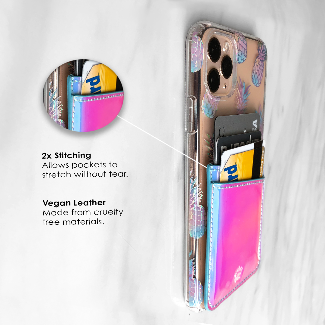 Nebula Phone Wallet - Slim RFID Blocking Card Holder for iPhone & Android - Perfect for Travel, Shopping & Everyday Use