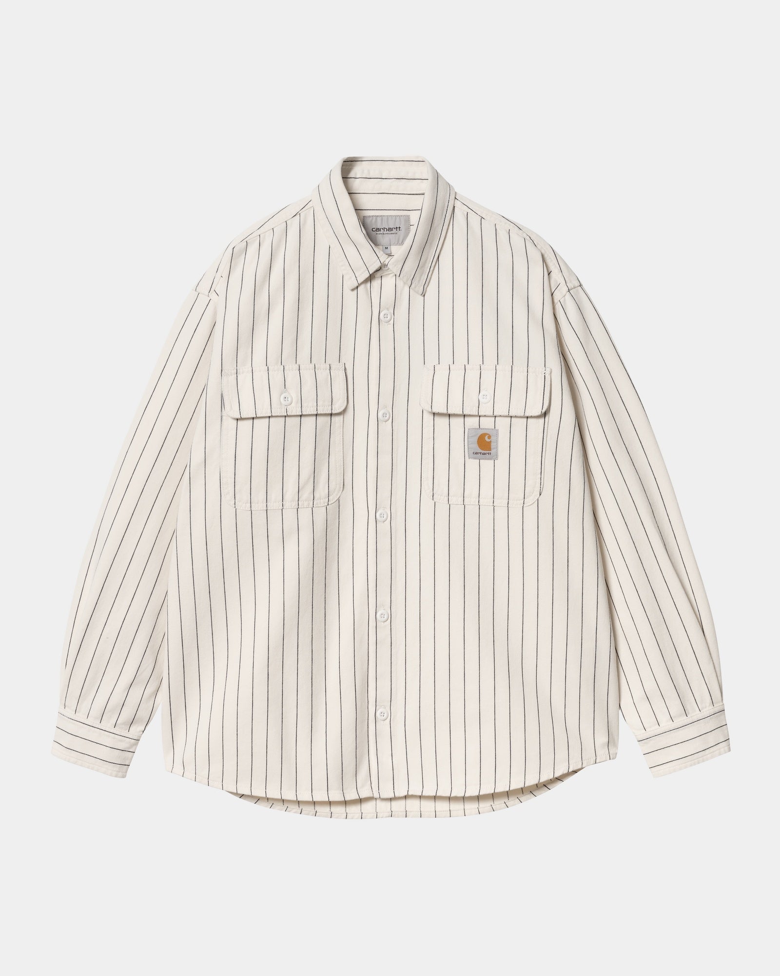 Hendry Shirt Jacket for Men - Wax & Dark Navy Seaton Stripe - Stylish Lightweight Outerwear for Casual Wear, Outdoor Adventures & Layering