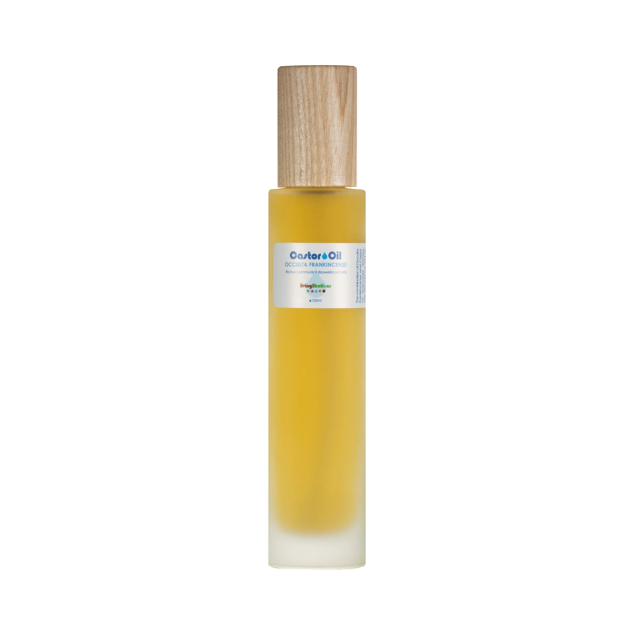 Organic Castor Oil with Frankincense Essential Oil - Pure & Natural Hair Growth, Skin Care & Aromatherapy Solution for Healthy Scalp, Eyelashes & Relaxation