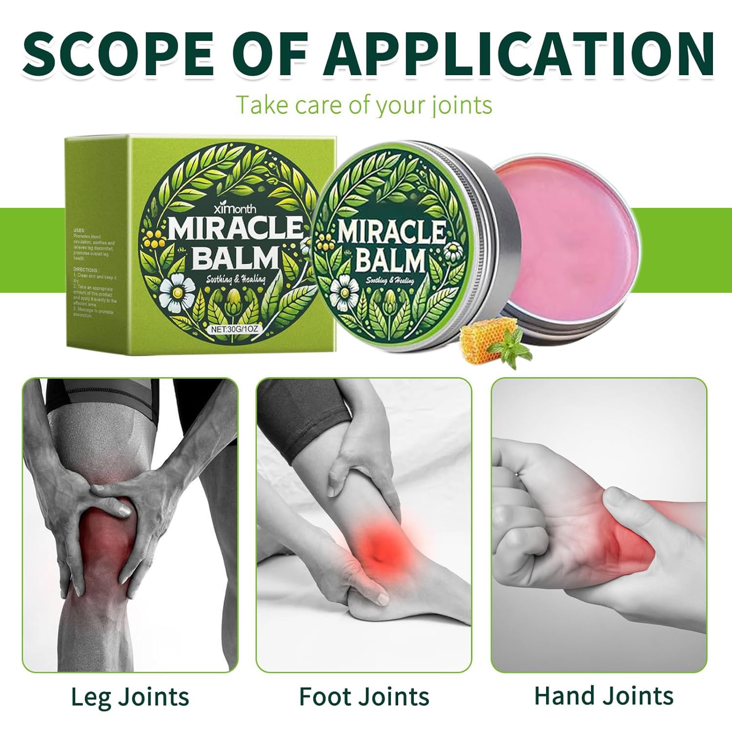 Senzio Organic Miracle Balm 2-Pack - Natural Soothing Balm for Legs, Arms & Back Relief - Plant-Based Skin Care for Relaxation & Comfort | Perfect for Post-Workout Recovery & Daily Stress Relief