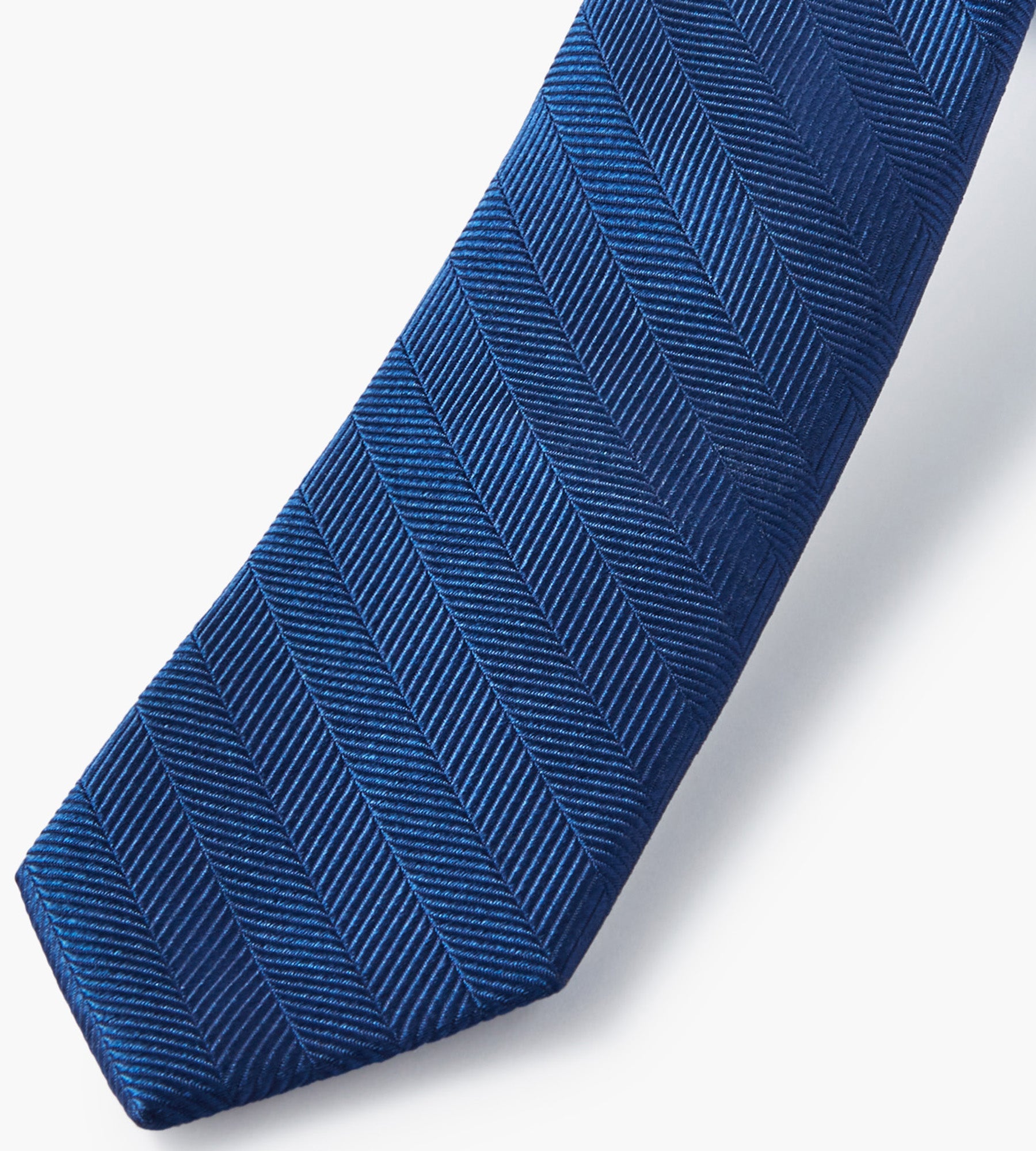 Premium Herringbone Solid Silk Tie for Men - Classic Business & Formal Wear Accessory for Weddings, Office & Special Occasions