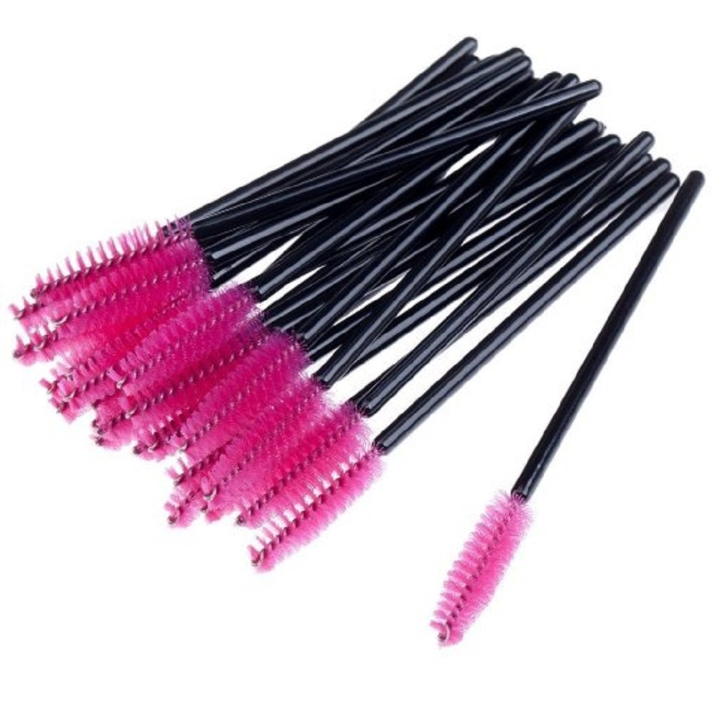 MELADY® 5000pcs Disposable Eyelash Brushes - Rose Colored Mascara Wands for Professional Makeup Application | Perfect for Salons, Lash Extensions & DIY Beauty Kits