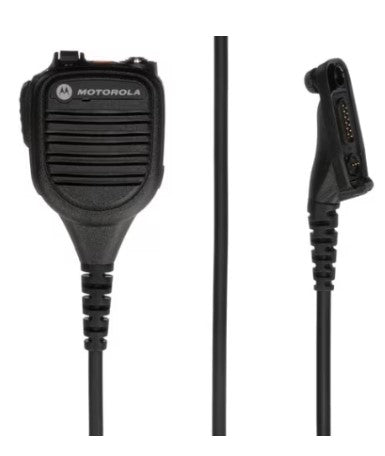 Motorola PMMN4059 Public Safety Remote Speaker Microphone - Durable Two-Way Radio Accessory for Police, Firefighters & Security Personnel - Clear Communication in Emergencies & Harsh Environments