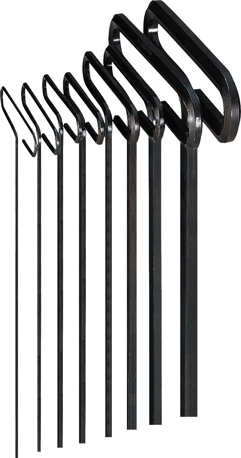 EKLIND 33198 Standard Grip Hex T-Key Allen Wrench Set - 8-Piece SAE Inch Sizes 3/32