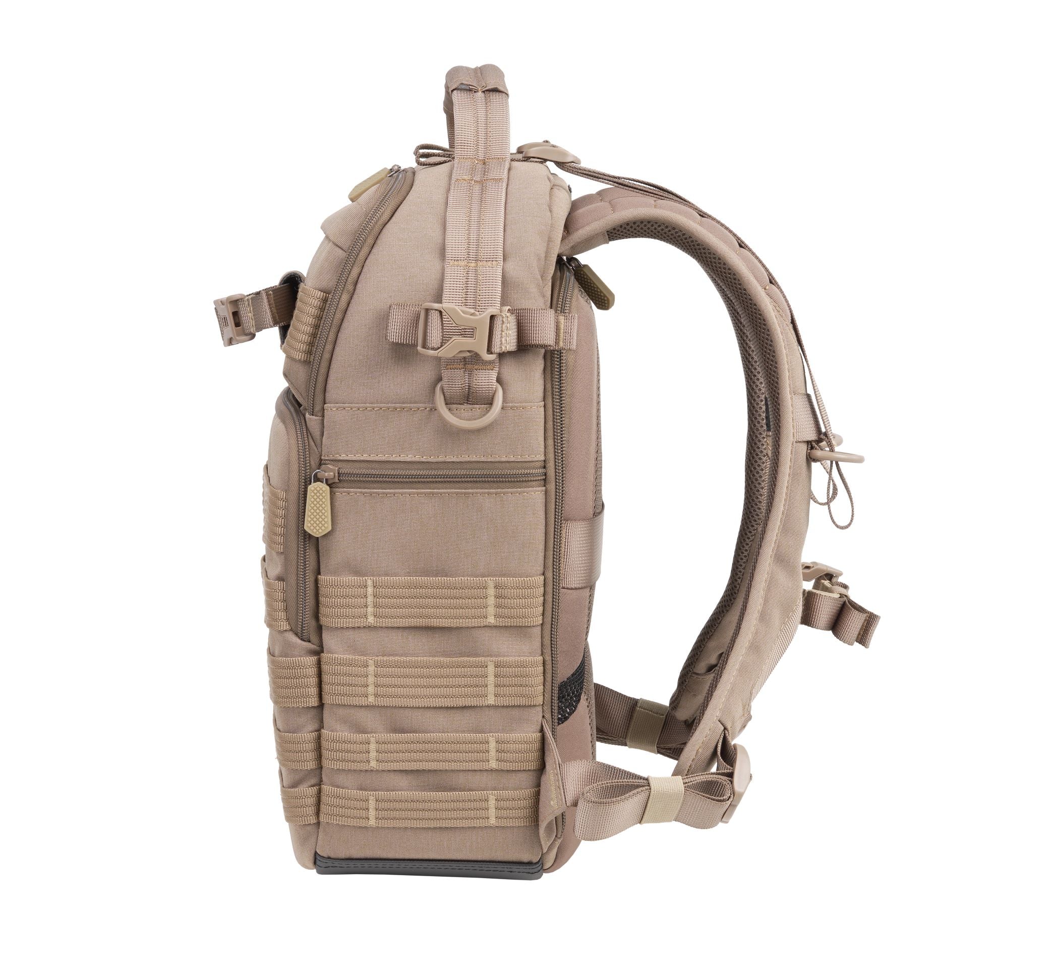 VEO RANGE T 37M BG Backpack for Travel & Hiking - Lightweight Water-Resistant Laptop Backpack with USB Charging Port, Beige - Perfect for Commuting, School & Outdoor Adventures