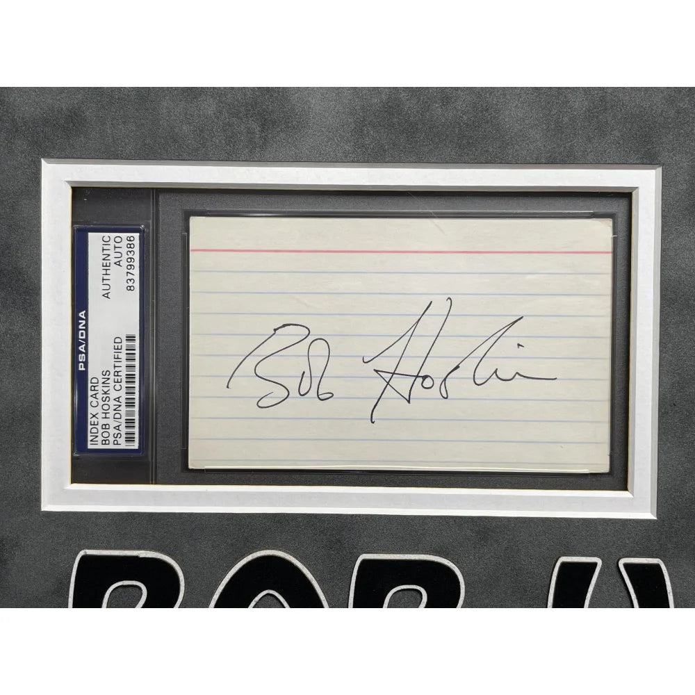 Bob Hoskins Autographed Who Framed Roger Rabbit Original Storyboard Drawing - Framed with PSA/DNA COA - Perfect for Movie Memorabilia Collectors & Disney Fans