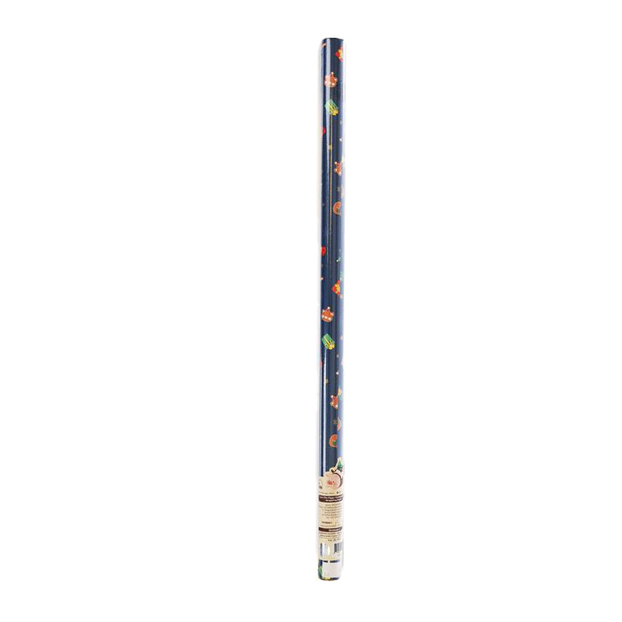 LULU THE PIGGY Christmas Wrapping Paper - Festive Green Holiday Gift Wrap for Presents, Parties & Xmas Decorations