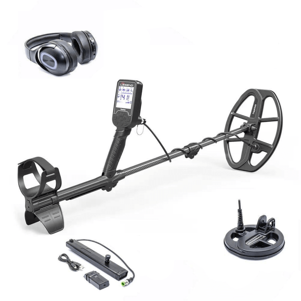 Nokta The Legend Pro Pack Metal Detector with LG30 Coil - Professional Waterproof Metal Detecting Kit for Treasure Hunting, Gold Prospecting & Beach Searching