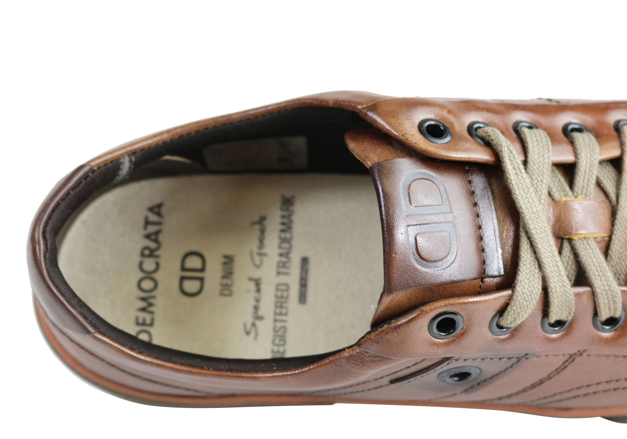 Democrata Voice Men's Leather Lace-Up Casual Shoes - Handcrafted in Brazil - Perfect for Work, Travel & Everyday Wear