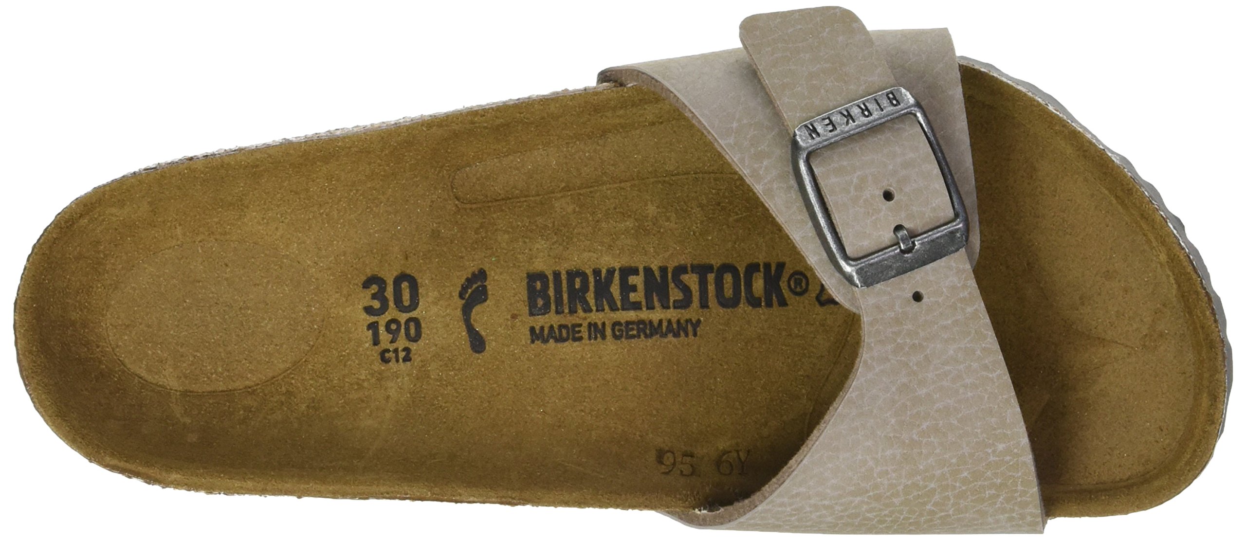 Birkenstock Girls' Mules Sandals - Beige Desert Soil Taupe Grey | Comfortable Slide Shoes for Kids | Perfect for School, Beach & Summer Outfits
